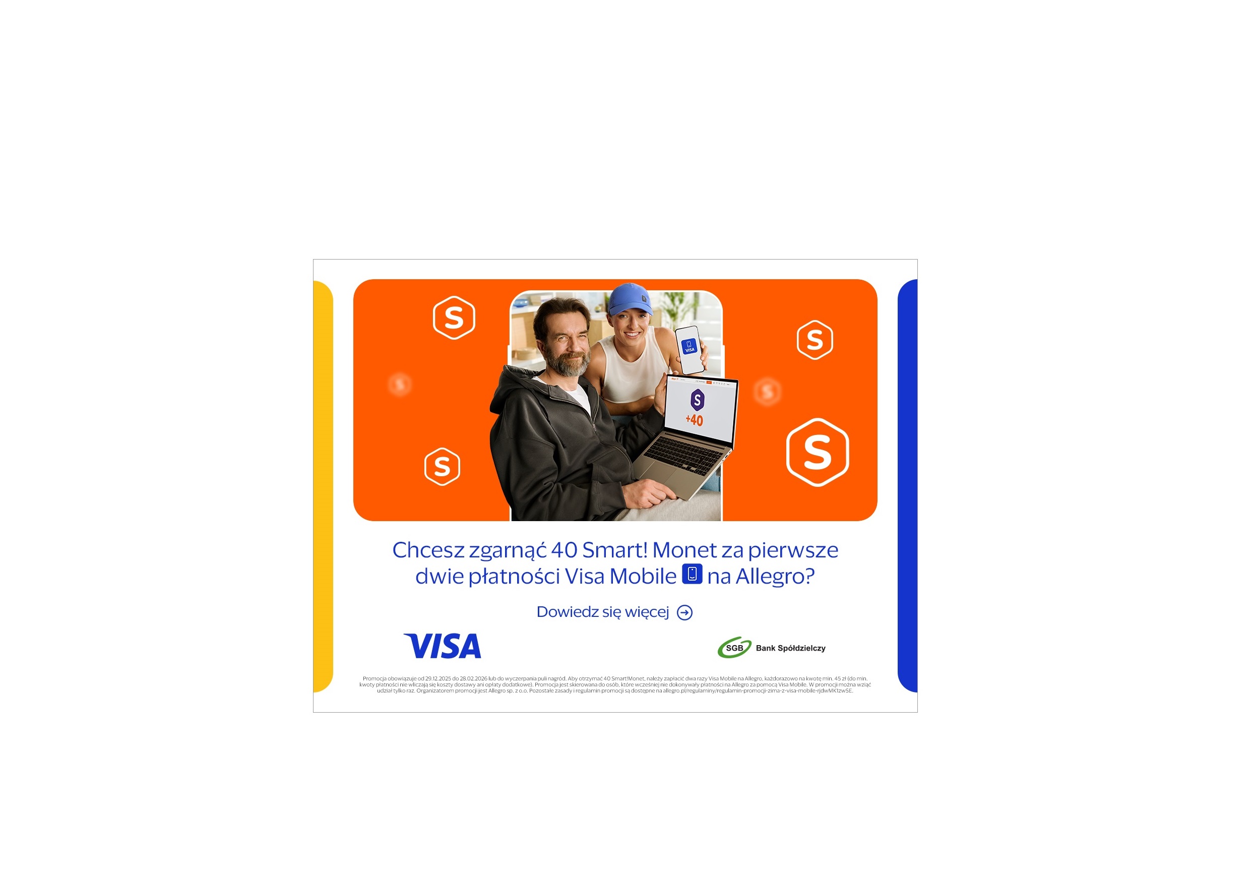 Kobieta i mężczyzna z laptopem i smartfonem.